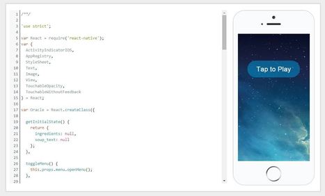 React Native Playground: Share and test your React Native code in the browser | JavaScript for Line of Business Applications | Scoop.it