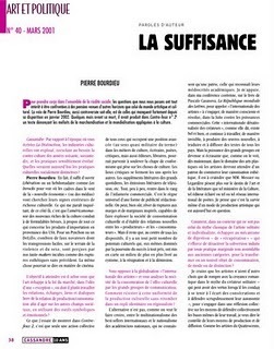 Pierre Bourdieu, La suffisance des dominants (entretien avec N. Roméas) | Philosophie en France | Scoop.it