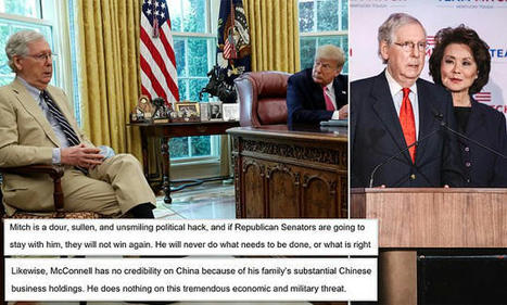 Donald Trump trashes Mitch McConnell as 'a dour, sullen and unsmiling political hack' | Daily Mail Online | Backstabber Watch | Scoop.it