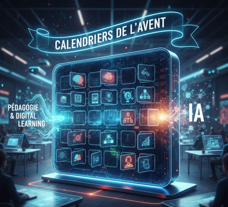 Calendriers de l&rsquo;Avent P&eacute;dagogie, Digital Learning & IA &ndash; | Artificial intelligence | Scoop.it