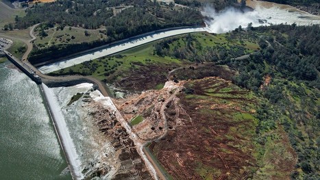 Insane drone footage shows massive damage and flooding at California's Oroville Dam | Remotely Piloted Systems | Scoop.it