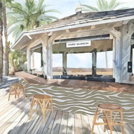 Tory Burch choisit le Nikki Beach pour lancer sa capsule estivale à Saint-Tropez | Pop-up stores | Scoop.it