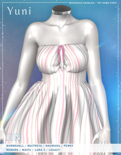 Jin Dress June 2026 Group Gift by Yuni | Teleport Hub - Second Life Freebies | Second Life Freebies | Scoop.it