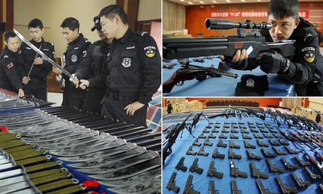 OH OH! - China seizes largest cache of "illegal weapons" including 10,500 guns - dailymail.co.uk | Thumpy's 3D House of Airsoft™ @ Scoop.it | Scoop.it