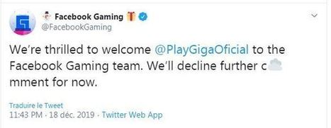 Cloud gaming : Facebook rach&egrave;te PlayGiga pour concurrencer Stadia et les autres | Animation 3D & Video Game Industries | Scoop.it