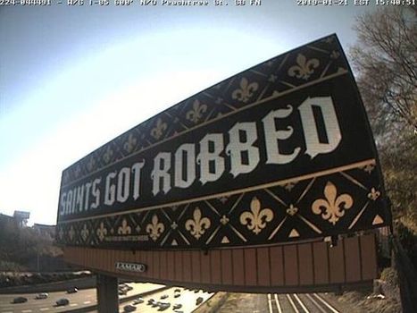 The story of how a Saints fan got those billboards up in Atlanta | Coastal Restoration | Scoop.it