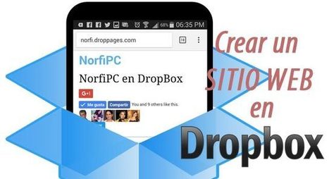 Crear un sitio web en DropPages, alojando los archivos en DropBox | TIC & Educación | Scoop.it