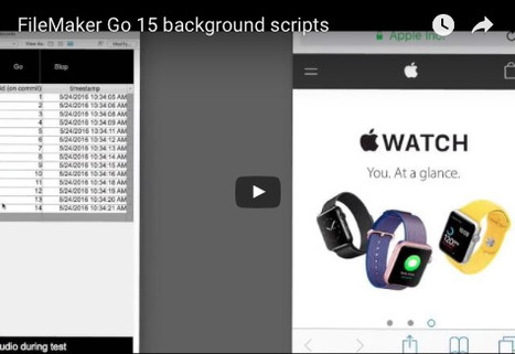 FileMaker Go 15 background | Learning Claris FileMaker | Scoop.it