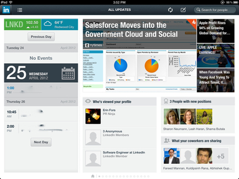Sign the iPad gets traction with Professionals? LinkedIn Launches iPad App | Is the iPad a revolution? | Scoop.it