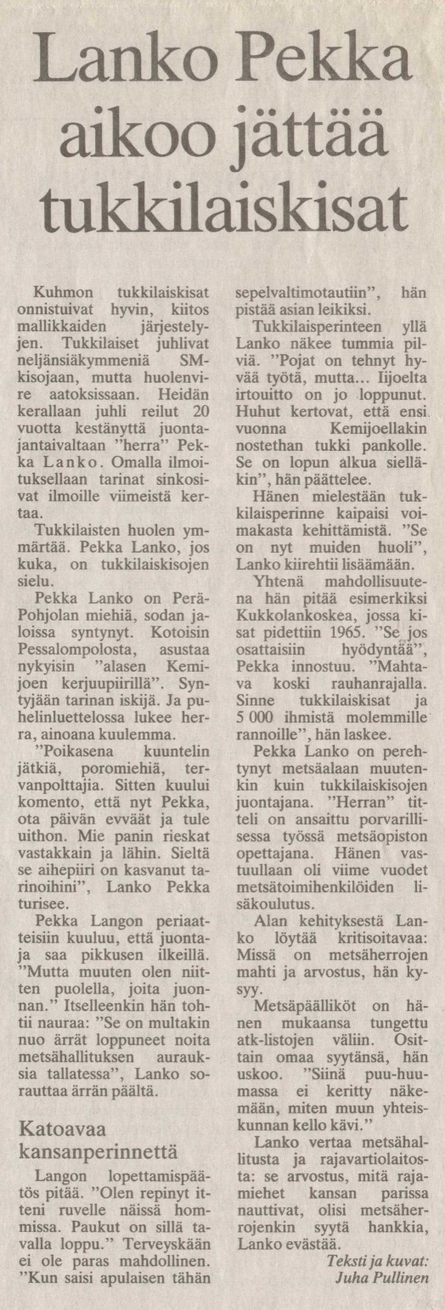 Pekka Lanko - Tukkilaiset.com - Tukkilaisperinnesivusto | 1Uutiset - Lukemisen tähden | Scoop.it