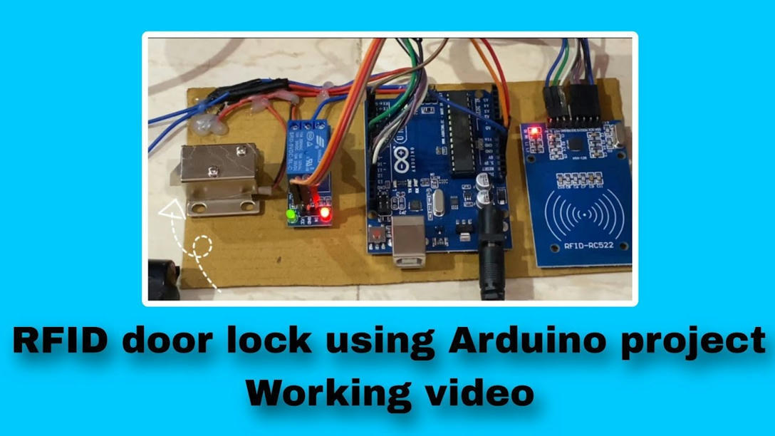 RFID door lock using Arduino project Working vi...