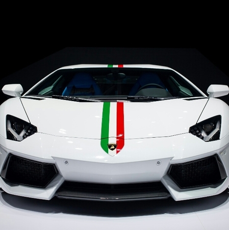 Rijdende etalagepop: Lamborghini Aventador Nationale | Good Things From Italy - Le Cose Buone d'Italia | Scoop.it