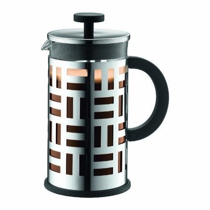 Bodum BRAZIL Kaffeebereiter French Press System Permanent Edelstahl-Filter 1 L