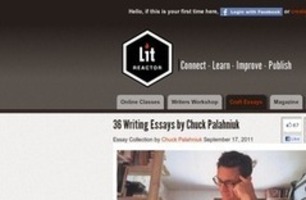 chuck palahniuk essays on writing