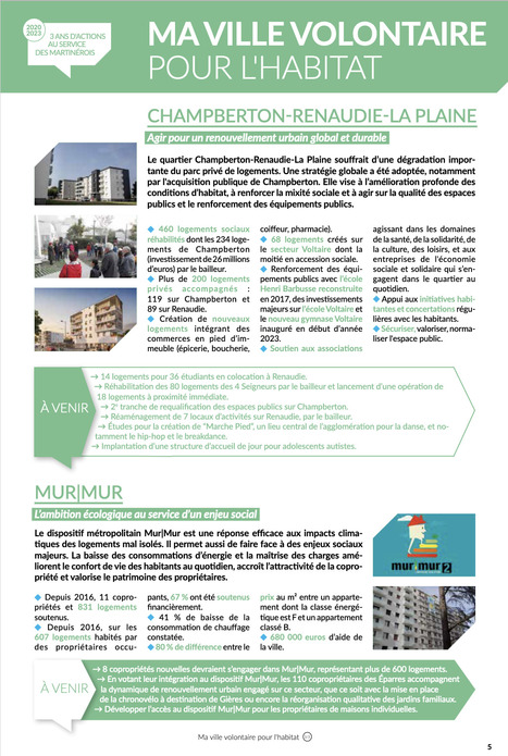 Renaudie-champberton-La Plaine, agir pour un renouvellement urbain et durable | Labo Cités - L'actualité de la politique de la ville en Auvergne-Rhône-Alpes | Scoop.it