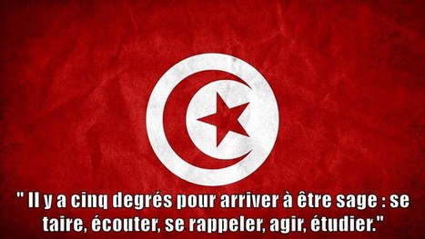 Citation Tunisie: " Il y a cinq degrés pour arriver à être sage | Actualités Afrique | Scoop.it