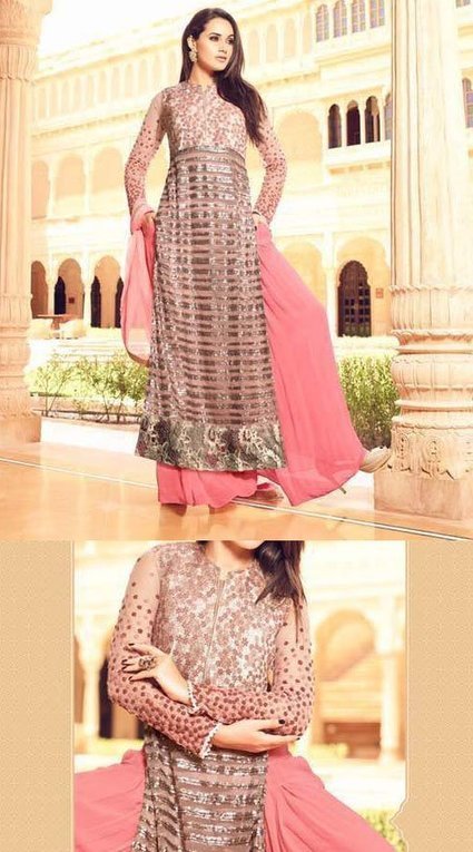 lehenga plazo suit