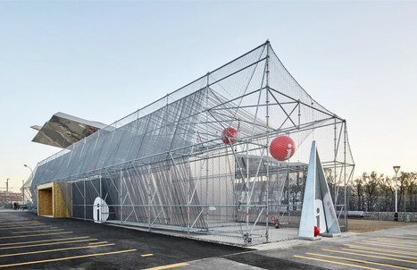 A scaffolding system for a temporary facility | Réemploi | Scoop.it