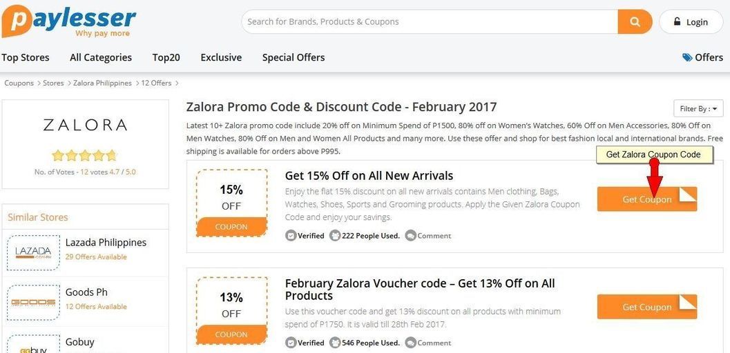 zalora promo code for new customer