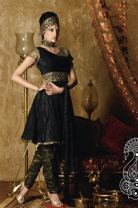 Latest Designs for Black Dresses, Black Salwar Suits, Black Anarkali Churidar | Indian Fashion Updates | Scoop.it