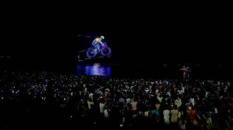Le Girondin Dronisos illumine la baie des Anges &agrave; Nice avec un spectacle de drones pour l&rsquo;arriv&eacute;e du Tour de France | A&eacute;ronautique-Spatial-D&eacute;fense &agrave; Bordeaux et en Gironde | Scoop.it