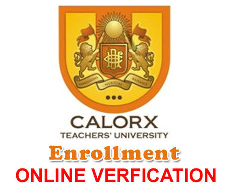 Calorx Teachers University Online Verification