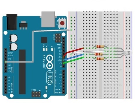 LED RGB Arduino: Usar LEDs RGB De Ánodo Común | tecno4 | Scoop.it