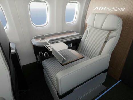 Salon du Bourget 2025 : ATR exposera ses cabines premium HighLine | AERONAUTIQUE NEWS - AEROSPACE POINTOFVIEW - AVIONS - AIRCRAFT | Scoop.it