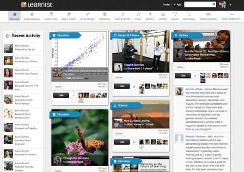 The Pinterest For #Education: 3 Big Updates To #Learnist You Should ...