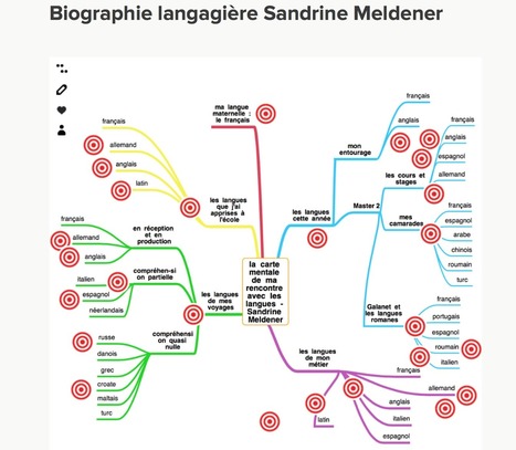 Une carte mentale interactive pour présenter une biographie | J'écris mon premier roman | Scoop.it