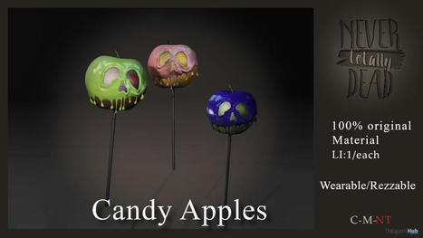 Candy Apples October 2022 Group Gift by Never Totally Dead | Teleport Hub - Second Life Freebies | Second Life Freebies | Scoop.it