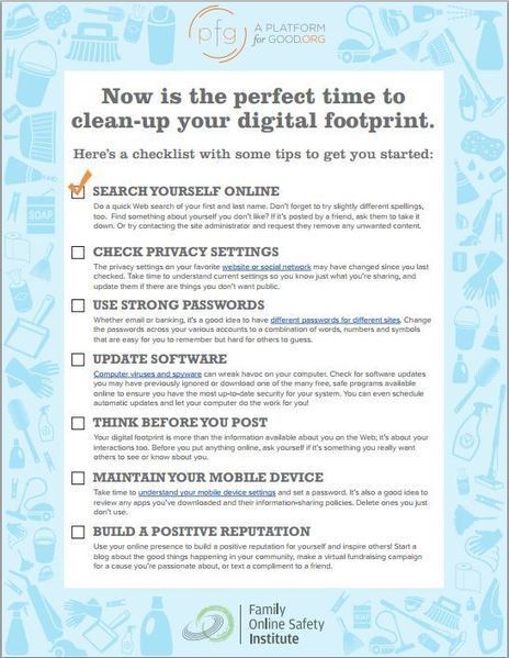 Clean-Up Your Digital Footprint | 21st Century Learning and Teaching | Scoop.it