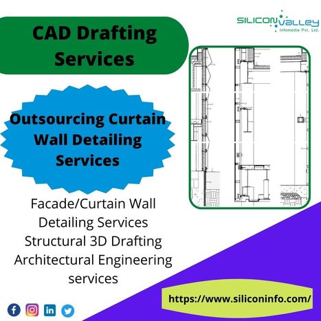 Curtain Wall floor Detailing Services | Arkansas | CAD Services - Silicon Valley Infomedia Pvt Ltd. | Scoop.it