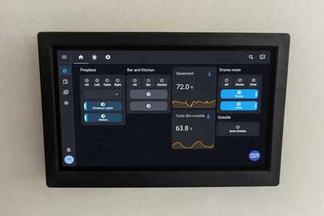 HAUI 3Gang Touch Display is a 7-inch wall-mount Home Assistant dashboard with MQTT support - CNX Software | Embedded Systems News | Scoop.it