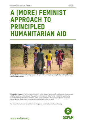 A (More) Feminist Approach to Principled Humanitarian Aid | International development | Scoop.it