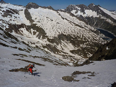 Pic Méchant - couloir Nord Ouest - horizon-sud.over-blog.com | Vallées d'Aure & Louron - Pyrénées | Scoop.it