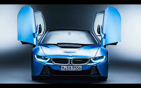 2015 Bmw I8 Coupe Pure Impulse Front Open Door