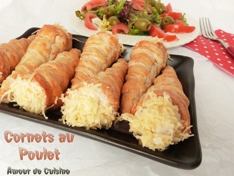 Cornets au poulet | recettes du ramadan  وصفات رمضان أطباق رمضان مطبخ رمضان | Scoop.it