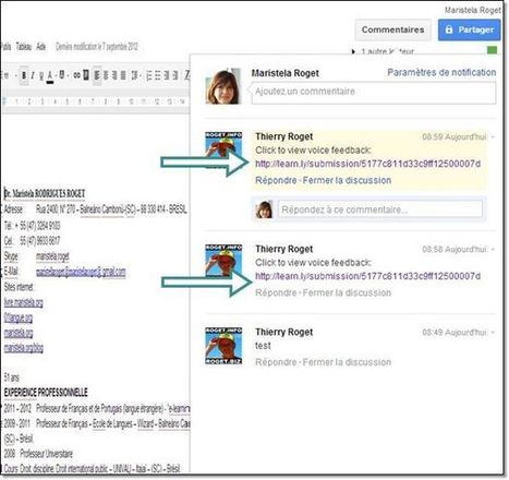 Ajouter des commentaires vocaux sur des documents de google doc | Revolution in Education | Scoop.it