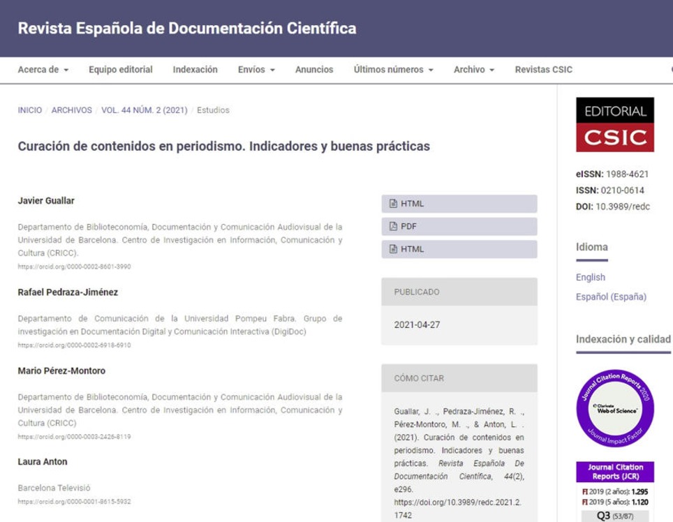 Método para evaluar la calidad de la curación en medios | Los Content Curators | Marketing de contenidos, artículos seleccionados por Eva Sanagustin | Scoop.it