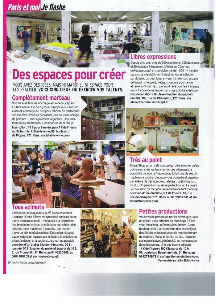 Version Femina N°513| semaine du 30 janvier au 5 février 2012 | @L'Etablisienne | Scoop.it