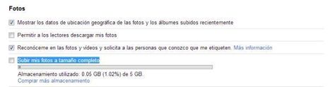 Google+ ya permite subir fotograf&iacute;as a tama&ntilde;o completo desde el escritorio.- | Google+, Pinterest, Facebook, Twitter y mas ;) | Scoop.it