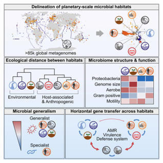 Planetary microbiome structure and generalist-driven gene flow across disparate habitats | CEL | RMH | Scoop.it