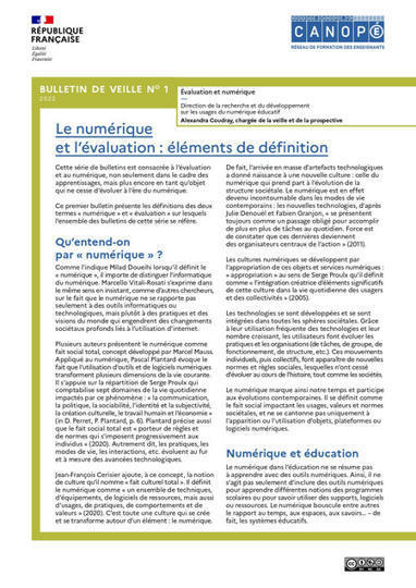 Évaluation et numérique - Réseau Canopé | gpmt | Scoop.it