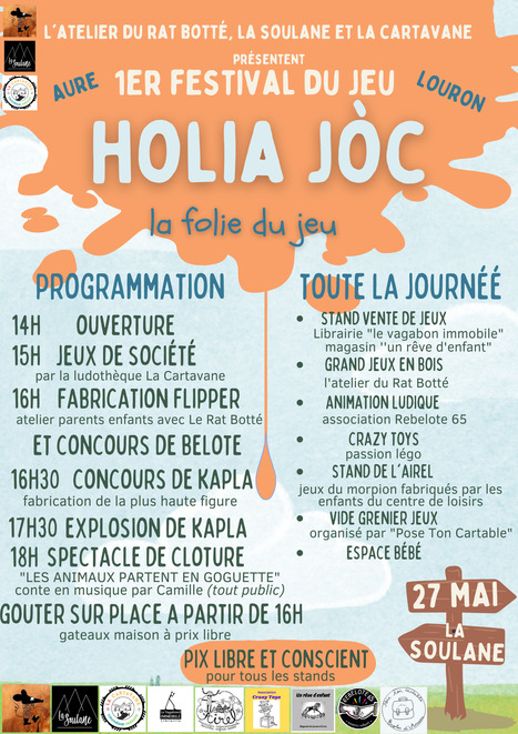 Holia Joc Journée du Jeu Samedi 27 mai à Jézeau | Vallées d'Aure & Louron - Pyrénées | Scoop.it