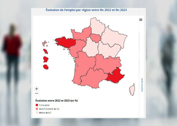 Le ralentissement des créations d'emplois a touché toutes les régions en 2023 | Digitalisation & Distributeurs | Scoop.it