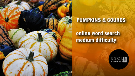 The Daily Word Game - All About Pumpkins | Topical English Activities | Scoop.it