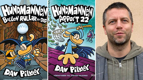 Recension av Dav Pilkey som skriver b&ouml;ckerna om Hundmannen | A1Uutiset | Scoop.it