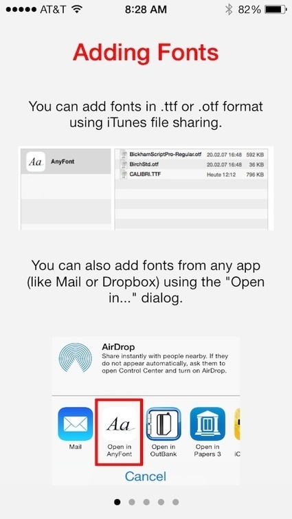 AnyFont lets you install additional fonts on your iPhone | Best iPhone Applications For Business | Scoop.it