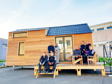 Quiévrechain : l’école de production du bois bâtit sa première tiny house !  | Build Green, pour un habitat écologique | Scoop.it